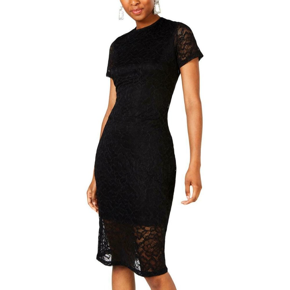 Material Girl Lace Bodycon Cut Out Dress
